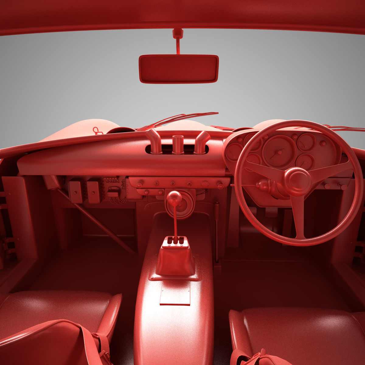 Ferrari 250 GTO - 3767 GT - No Engine 3D model_75