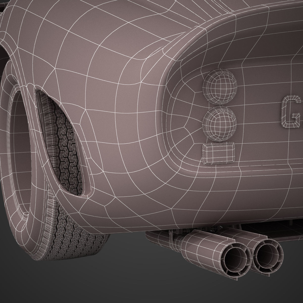 Ferrari 250 GTO - 3767 GT - No Engine 3D model_28
