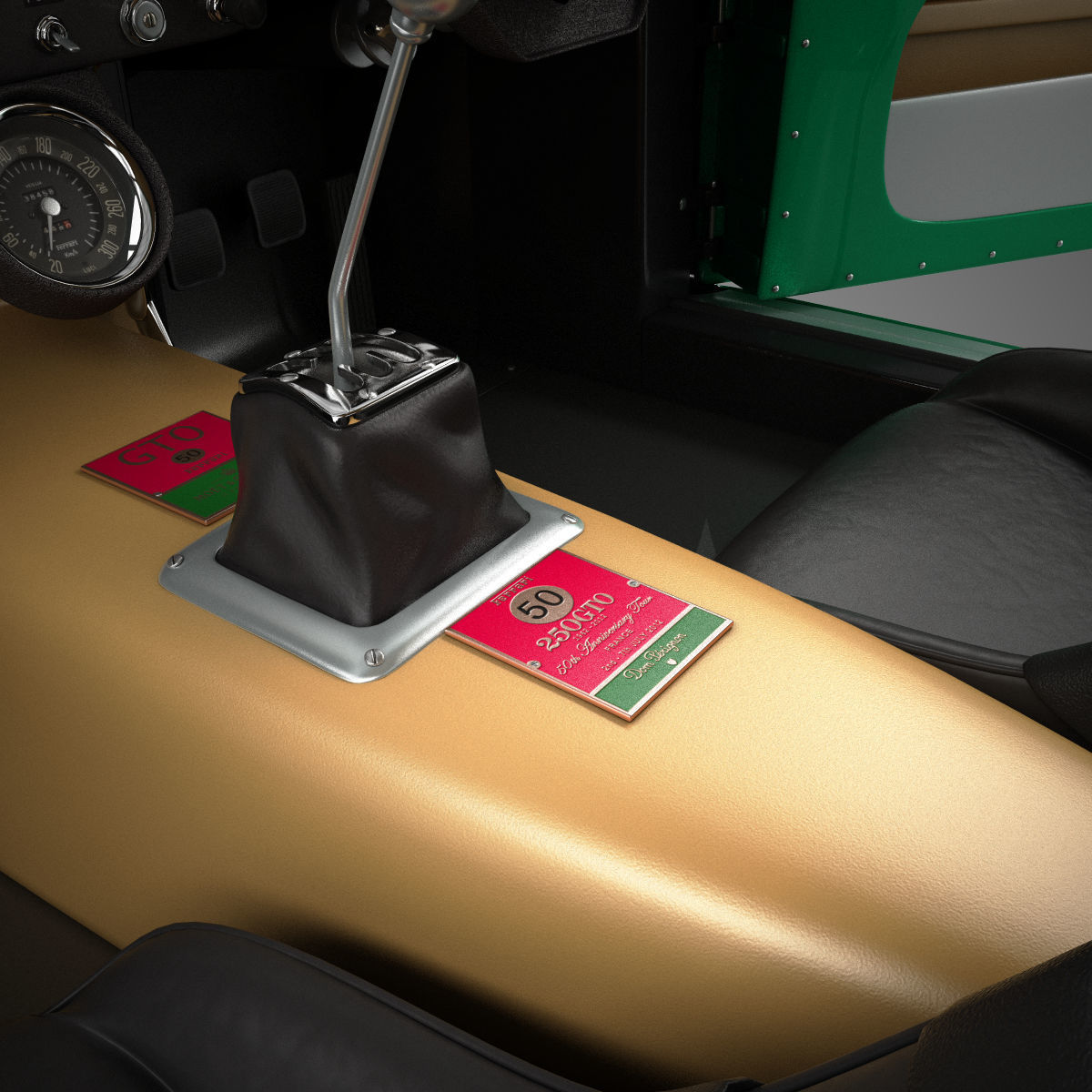 Ferrari 250 GTO - 3767 GT - No Engine 3D model_45