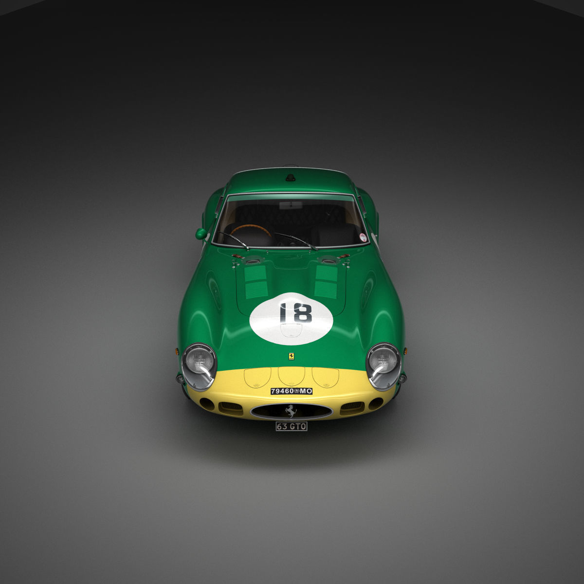 Ferrari 250 GTO - 3767 GT - No Engine 3D model_63