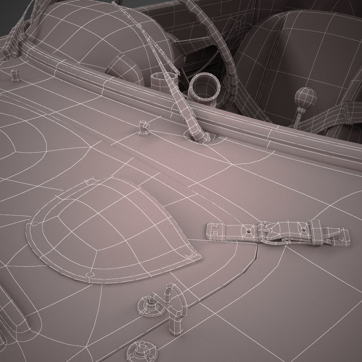 Ferrari 250 GTO - 3767 GT - No Engine 3D model_20