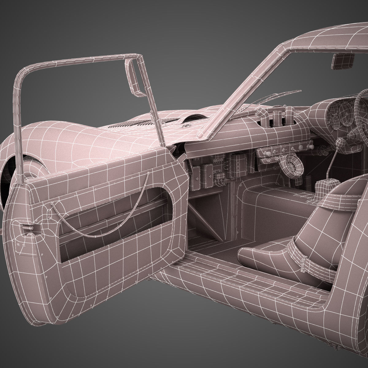 Ferrari 250 GTO - 3767 GT - No Engine 3D model_36