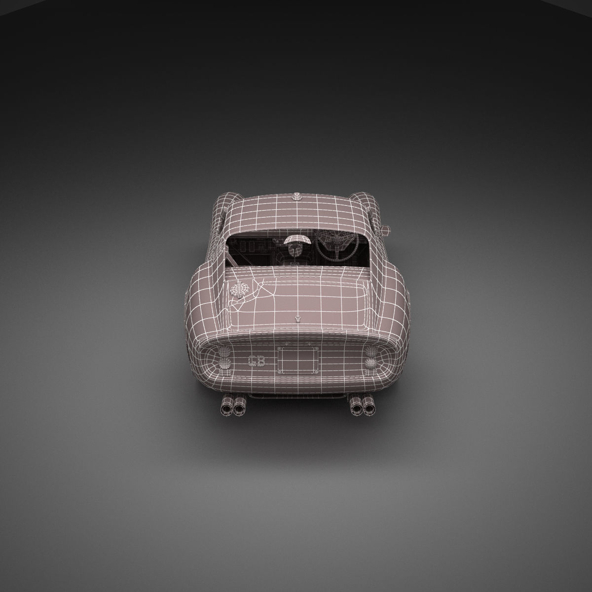 Ferrari 250 GTO - 3767 GT - No Engine 3D model_69
