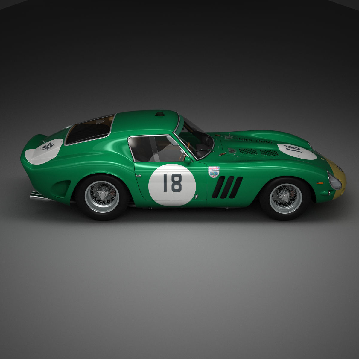 Ferrari 250 GTO - 3767 GT - No Engine 3D model_65