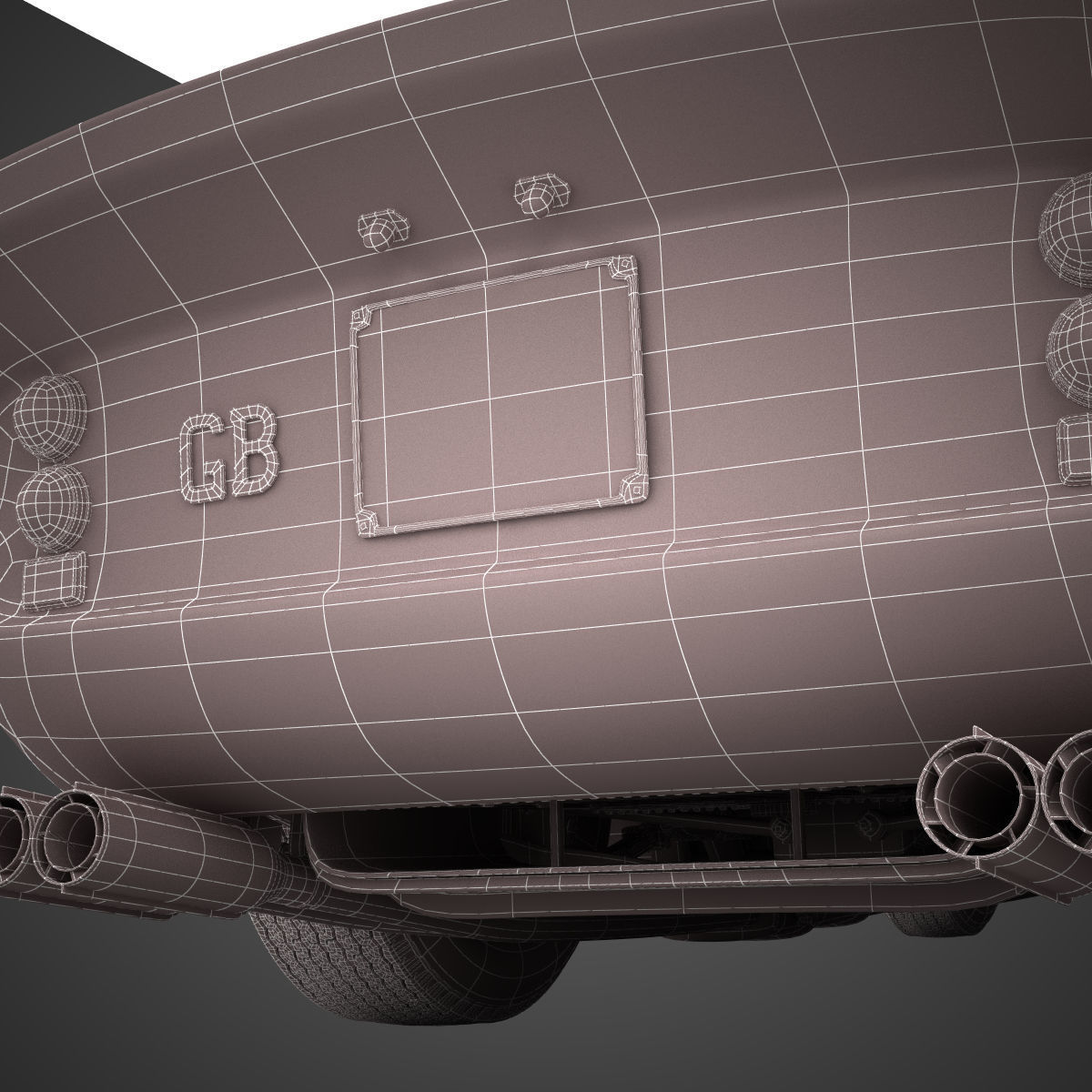 Ferrari 250 GTO - 3767 GT - No Engine 3D model_30