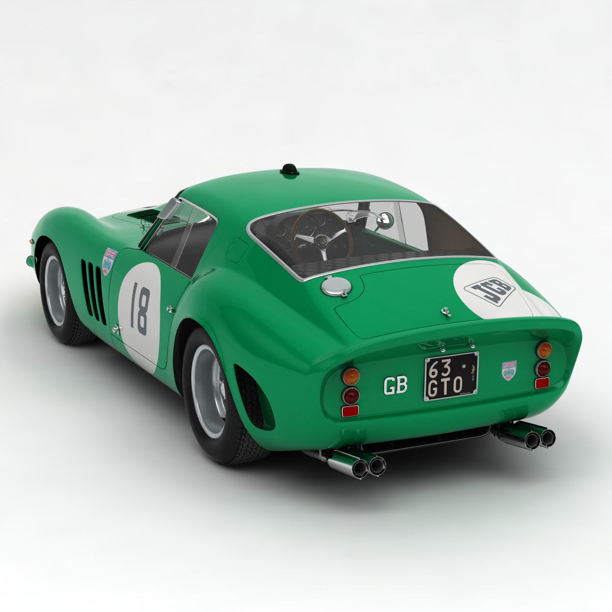 Ferrari 250 GTO - 3767 GT - No Engine 3D model_55
