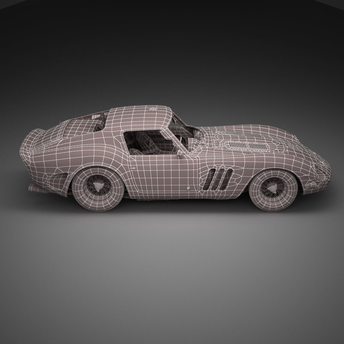 Ferrari 250 GTO - 3767 GT - No Engine 3D model_68