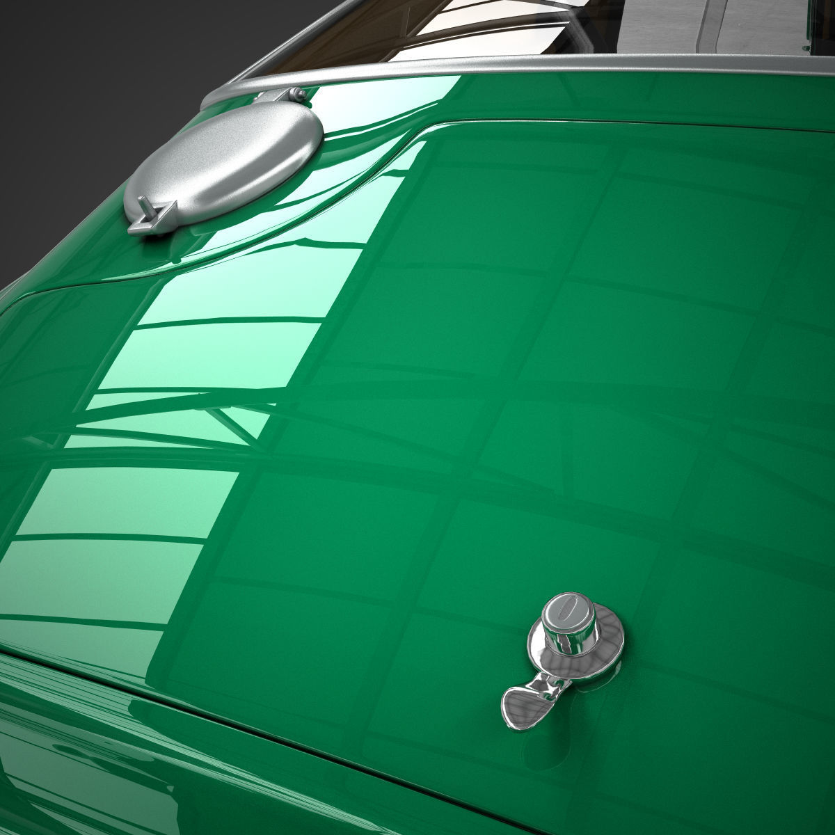 Ferrari 250 GTO - 3767 GT - No Engine 3D model_25