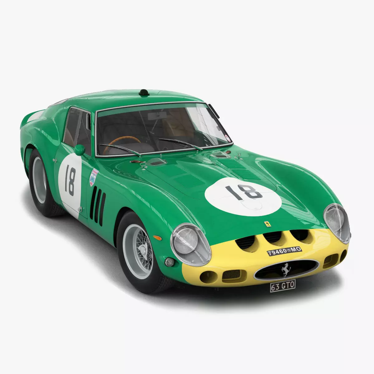 Ferrari 250 GTO - 3767 GT - No Engine 3D model_0