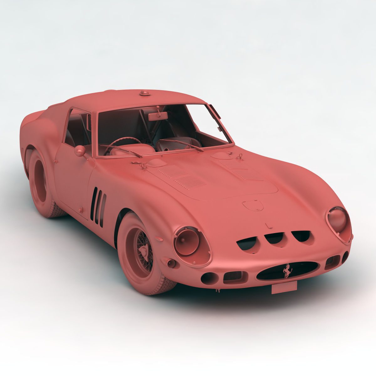 Ferrari 250 GTO - 3767 GT - No Engine 3D model_52