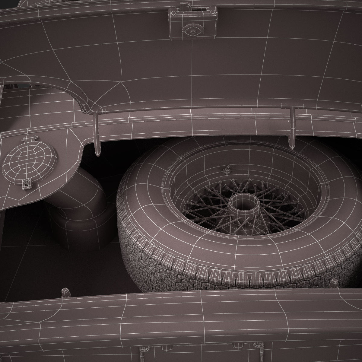 Ferrari 250 GTO - 3767 GT - No Engine 3D model_50