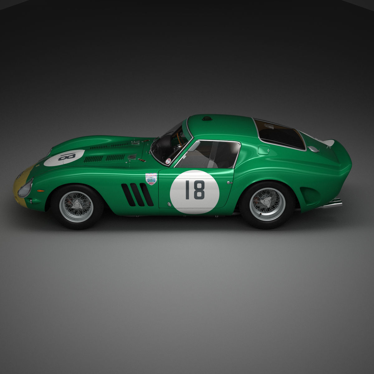 Ferrari 250 GTO - 3767 GT - No Engine 3D model_64