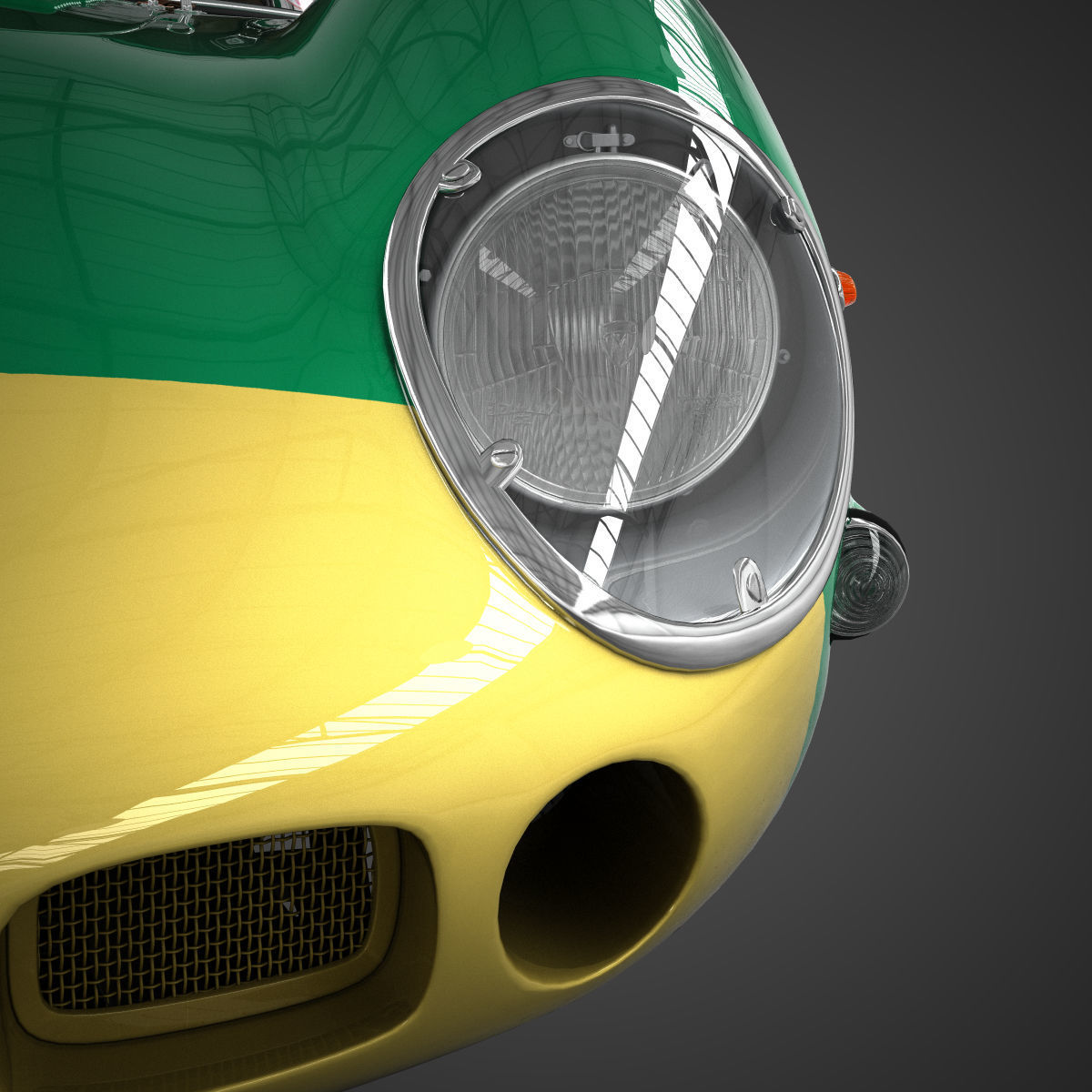 Ferrari 250 GTO - 3767 GT - No Engine 3D model_13