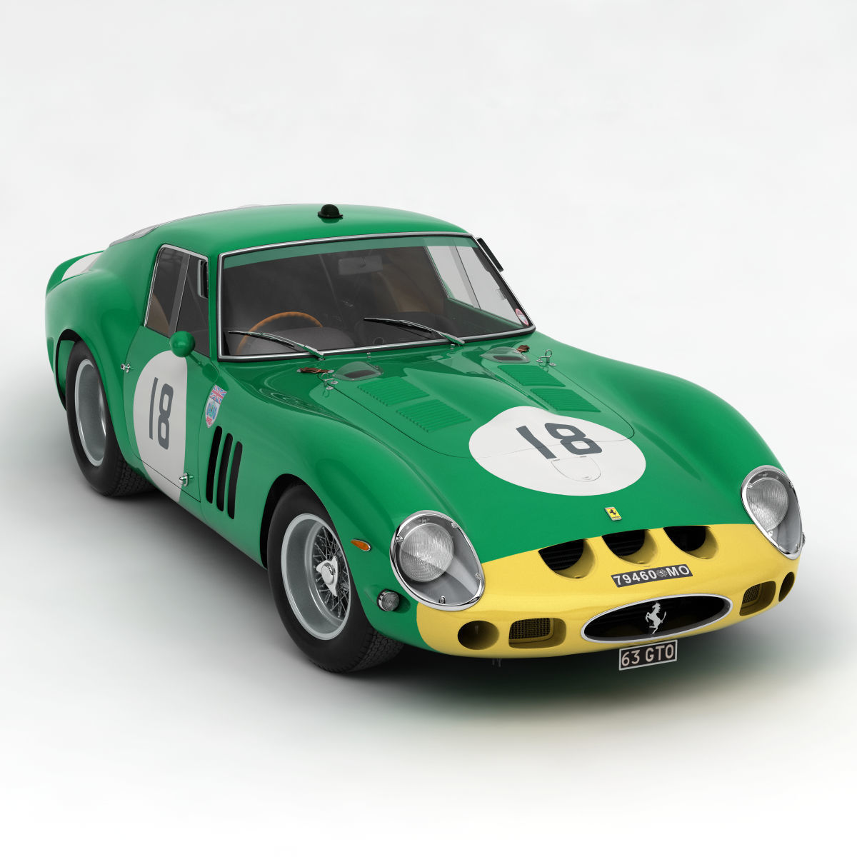 Ferrari 250 GTO - 3767 GT - No Engine 3D model_51