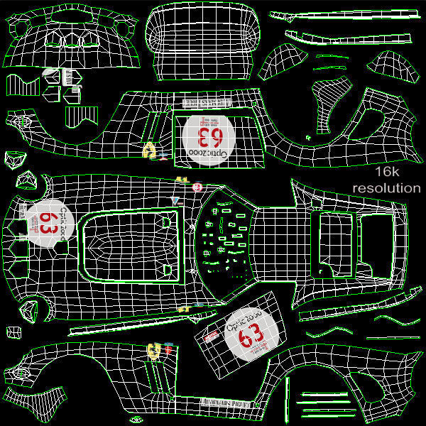 Ferrari 250 GTO - 4219GT - No Engine 3D model_64