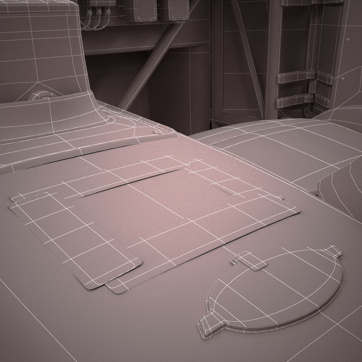 Ferrari 250 GTO - 4219GT - No Engine 3D model_53