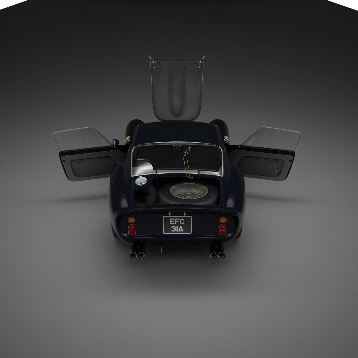 Ferrari 250 GTO - 4219GT - No Engine 3D model_76
