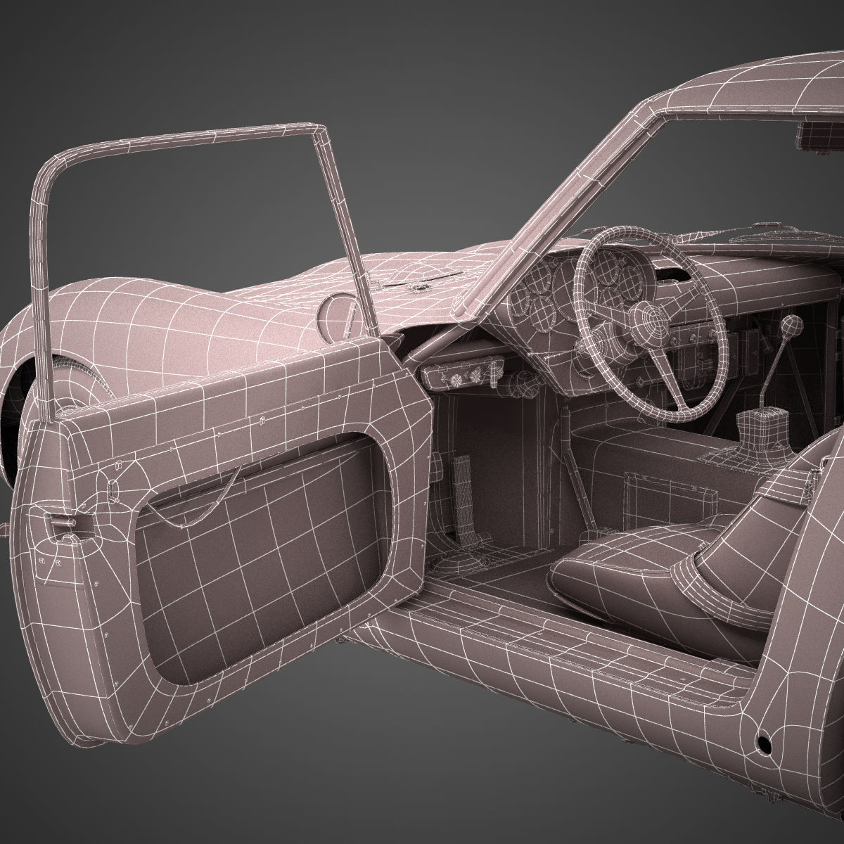 Ferrari 250 GTO - 4219GT - No Engine 3D model_37