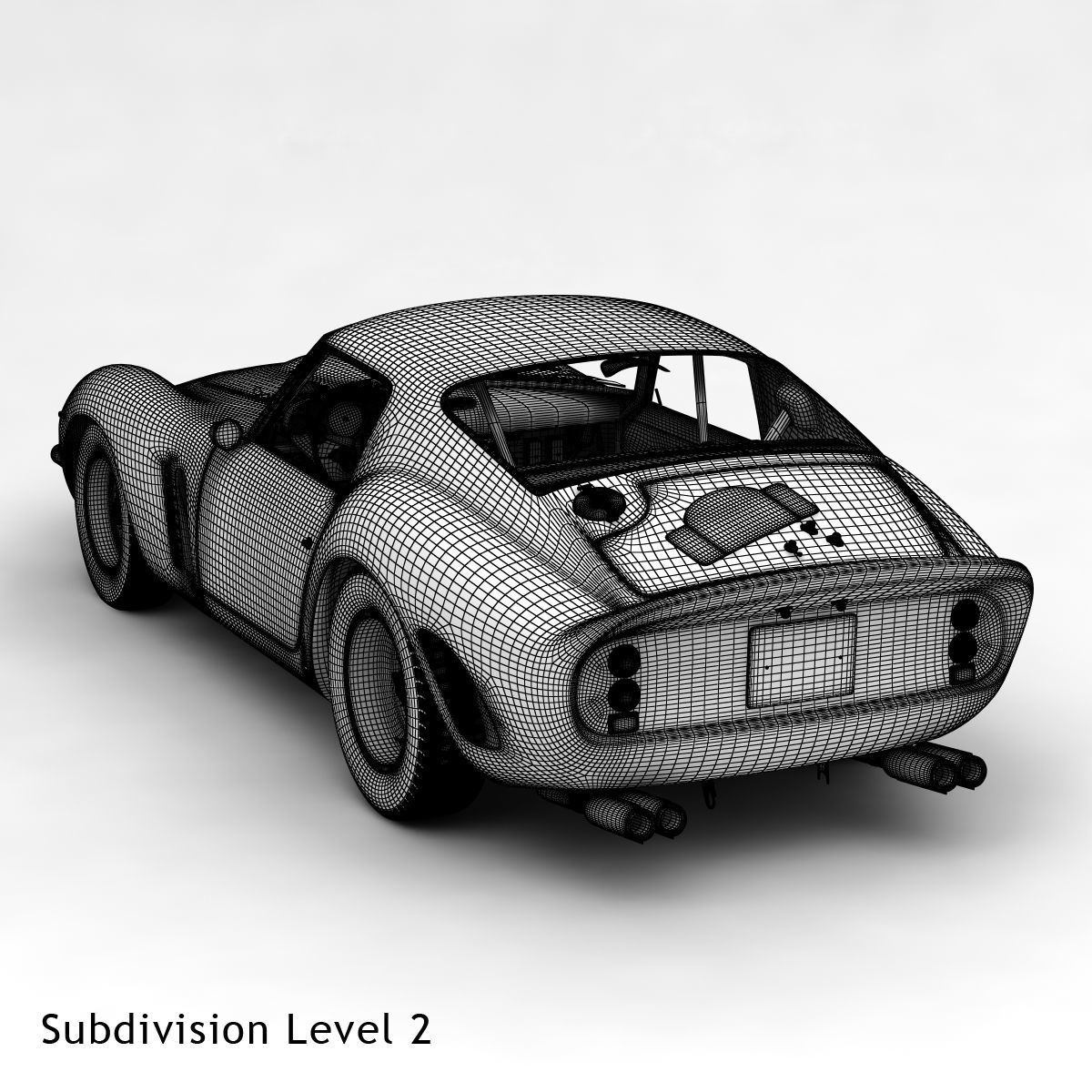 Ferrari 250 GTO - 4219GT - No Engine 3D model_63