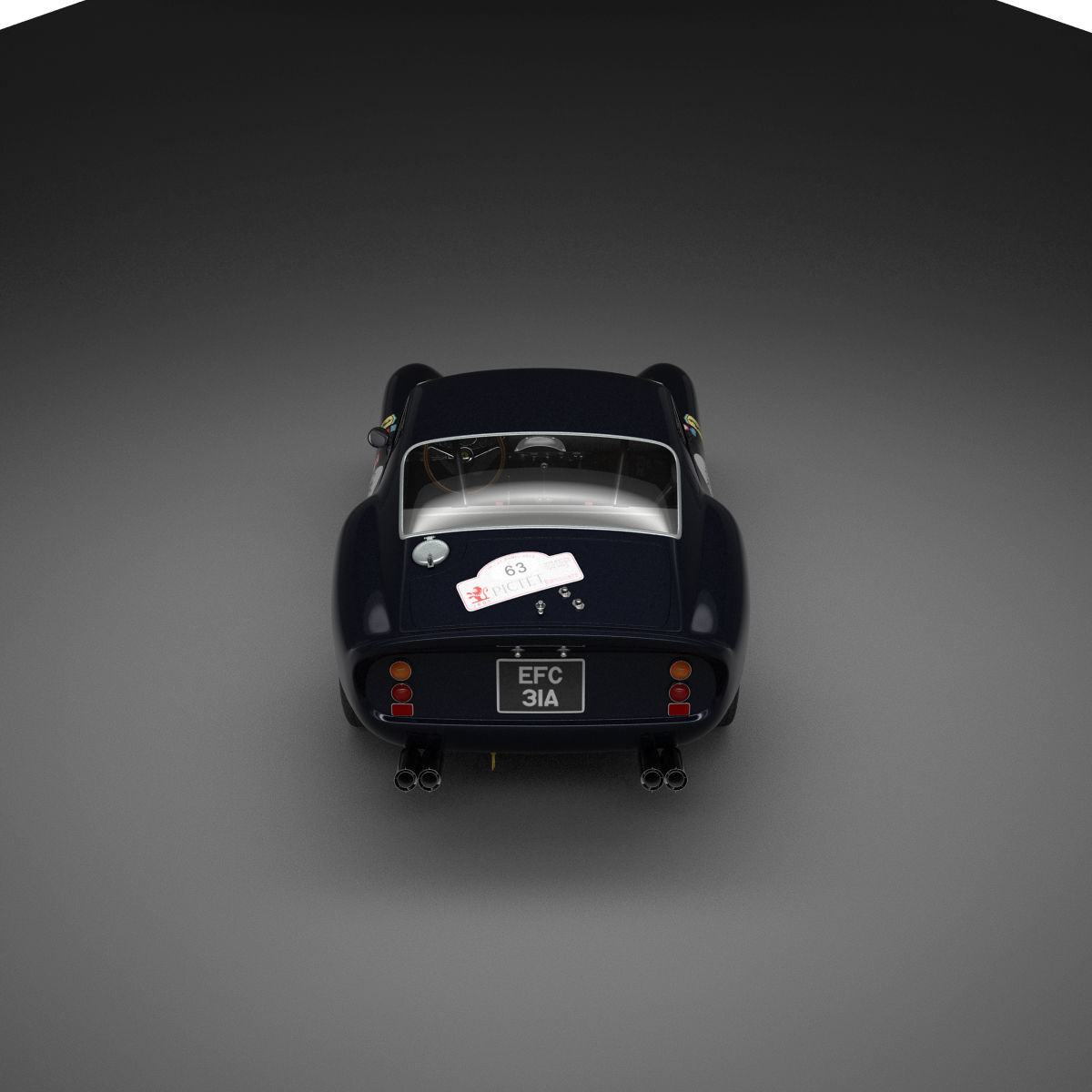 Ferrari 250 GTO - 4219GT - No Engine 3D model_68