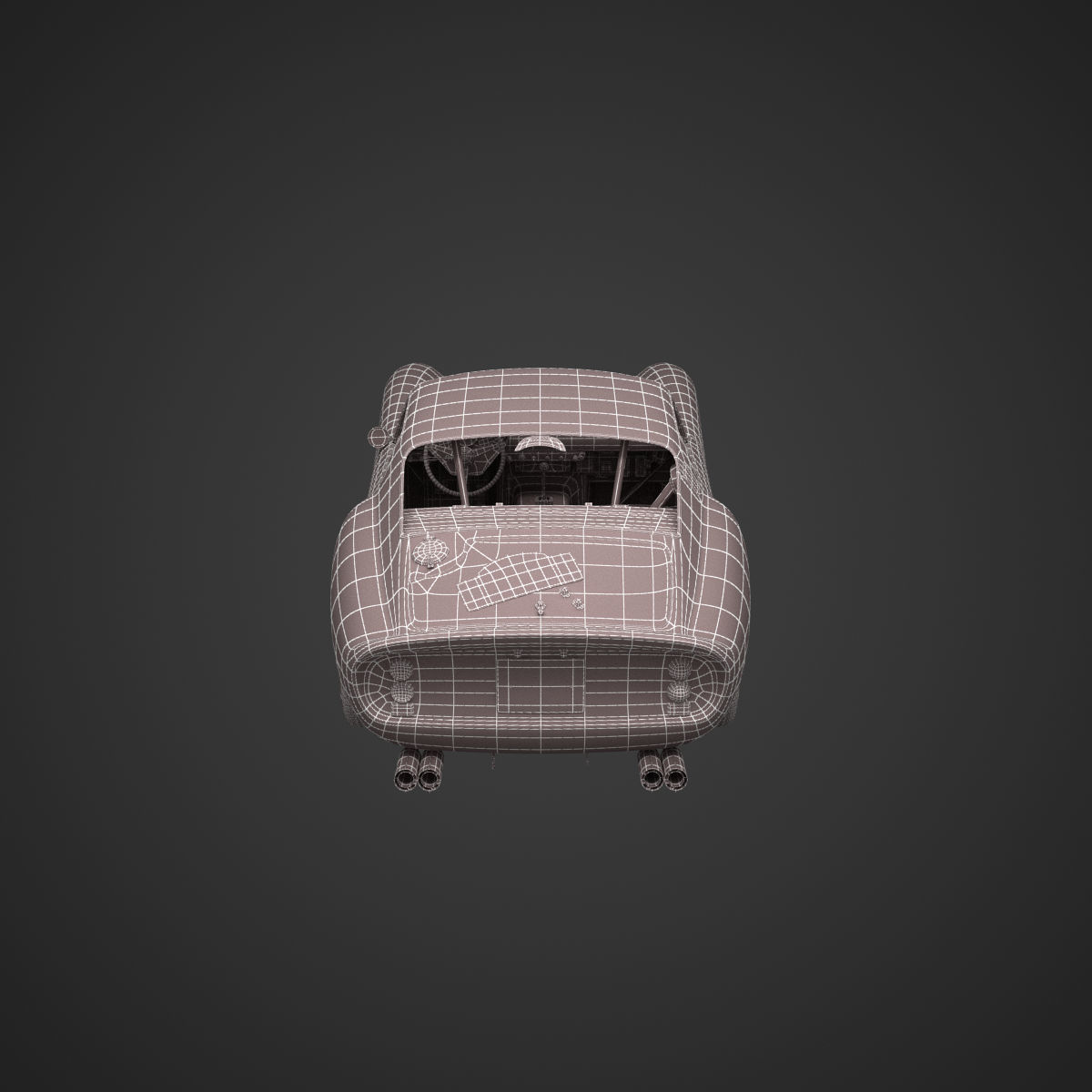 Ferrari 250 GTO - 4219GT - No Engine 3D model_72