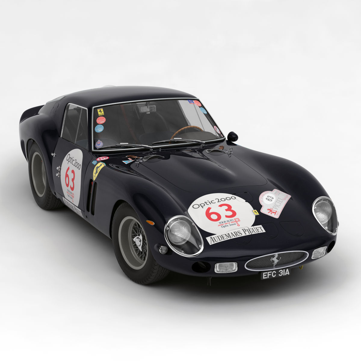 Ferrari 250 GTO - 4219GT - No Engine 3D model_54