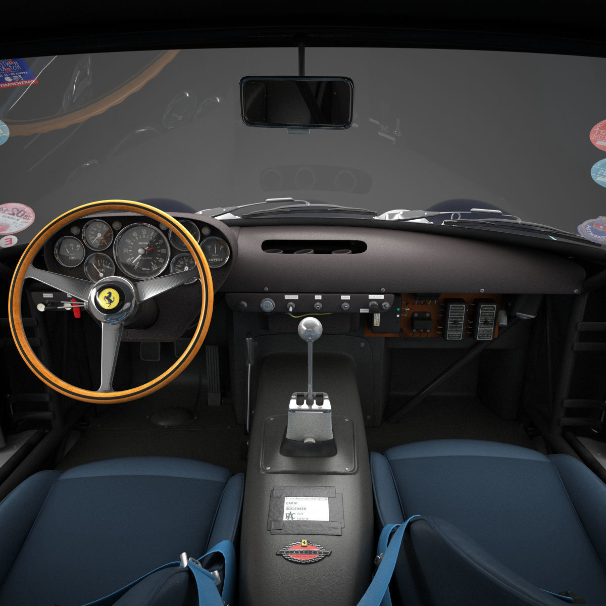 Ferrari 250 GTO - 4219GT - No Engine 3D model_78