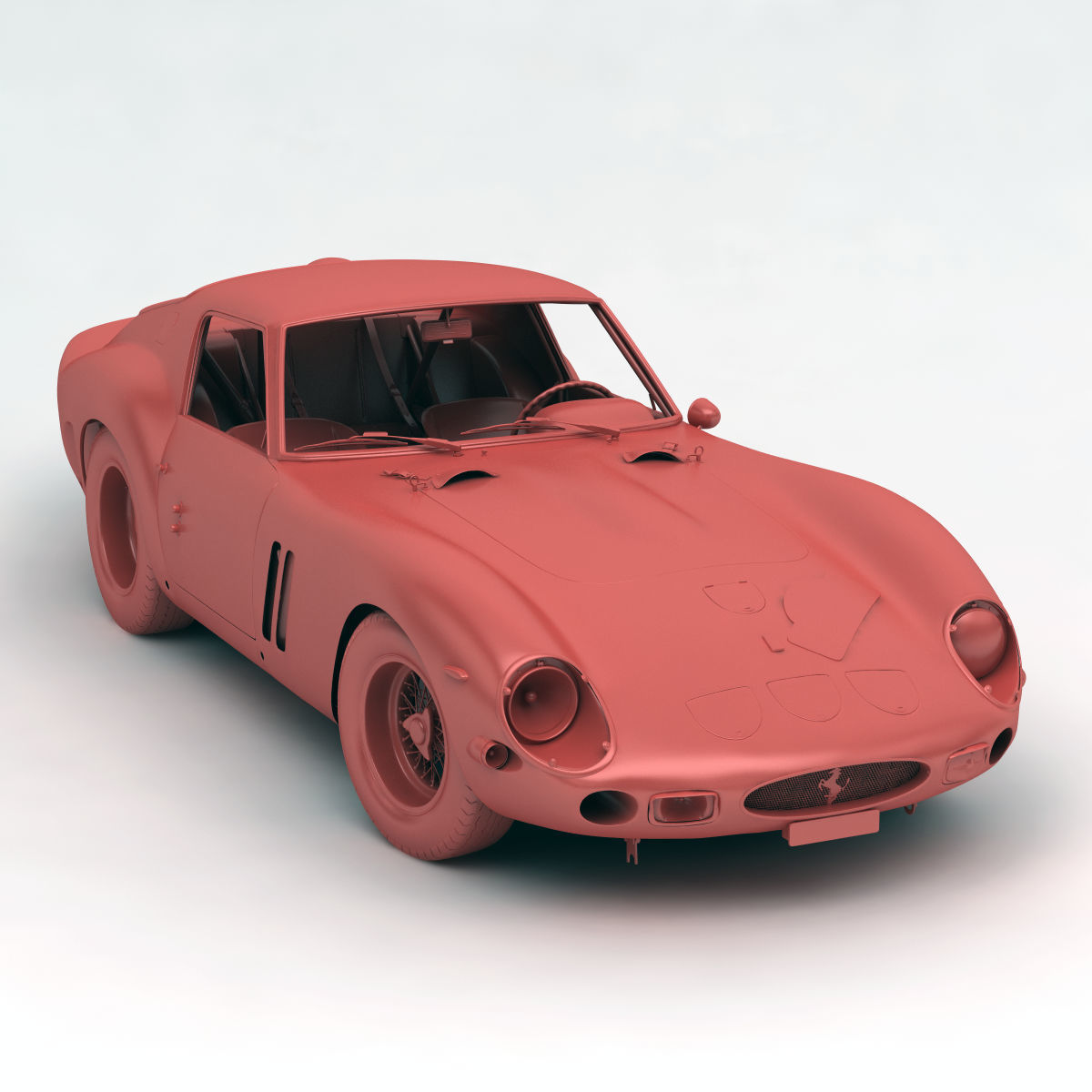 Ferrari 250 GTO - 4219GT - No Engine 3D model_55