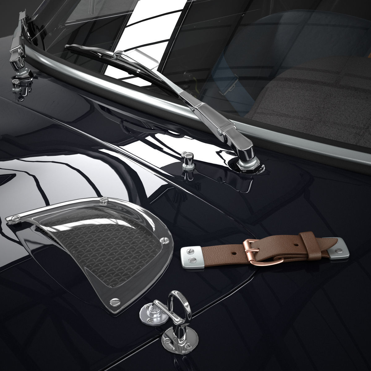 Ferrari 250 GTO - 4219GT - No Engine 3D model_20