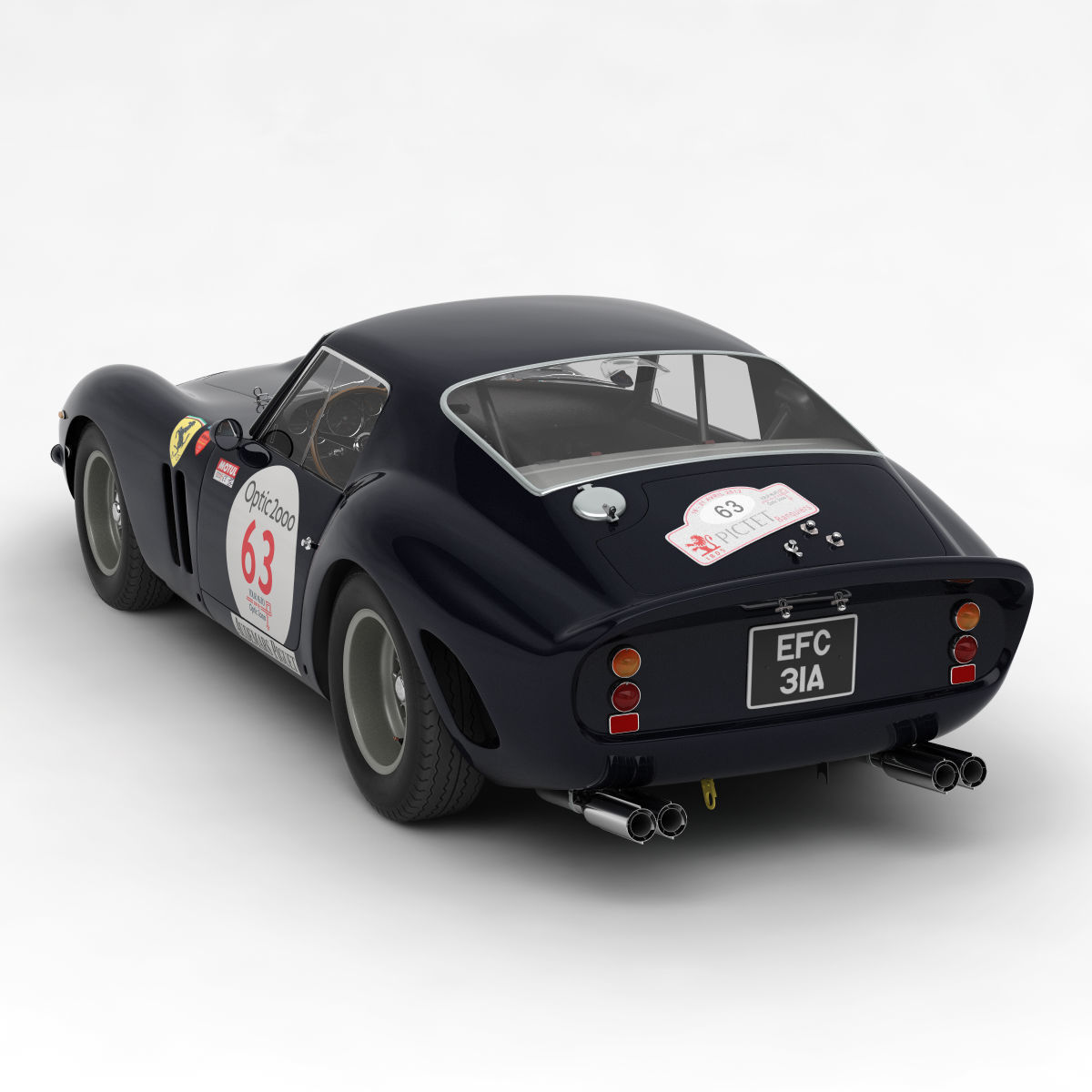 Ferrari 250 GTO - 4219GT - No Engine 3D model_59