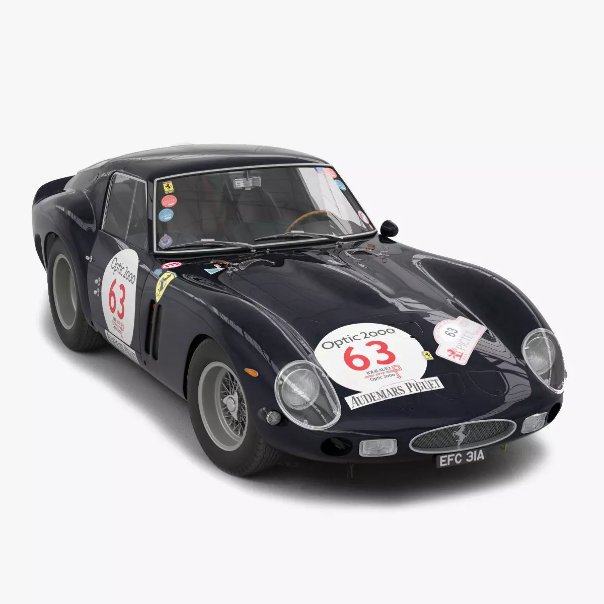 Ferrari 250 GTO - 4219GT - No Engine 3D model_0