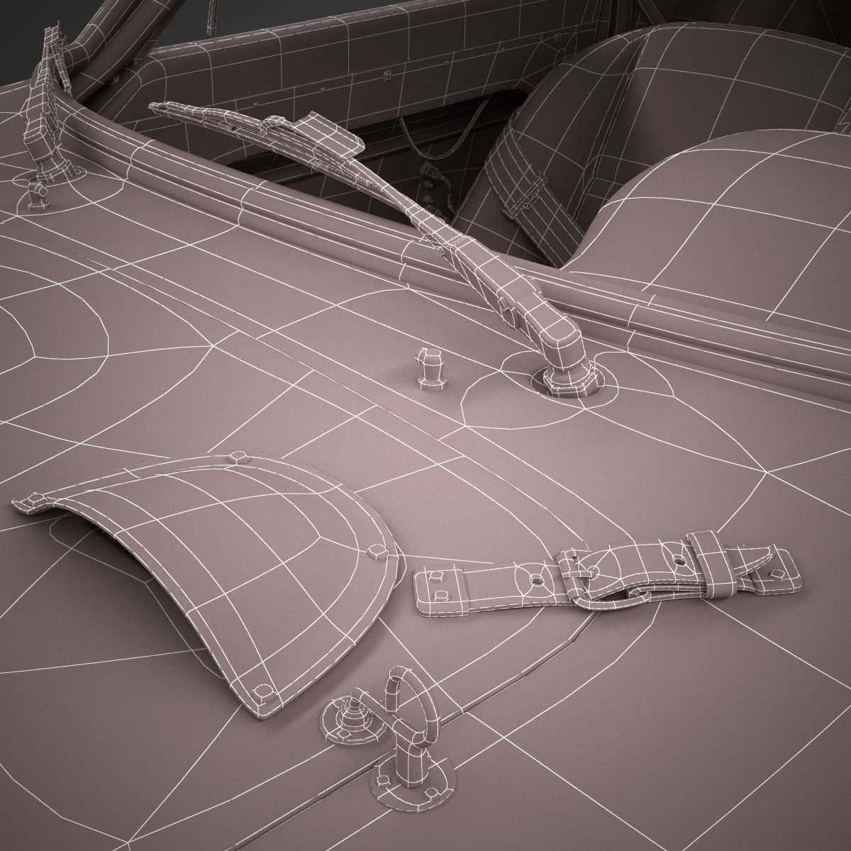 Ferrari 250 GTO - 4219GT - No Engine 3D model_21