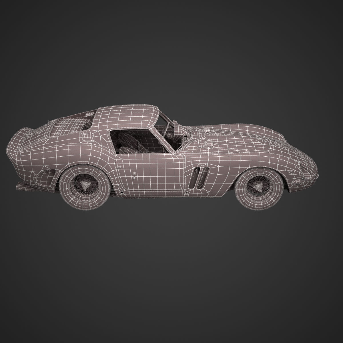 Ferrari 250 GTO - 4219GT - No Engine 3D model_73