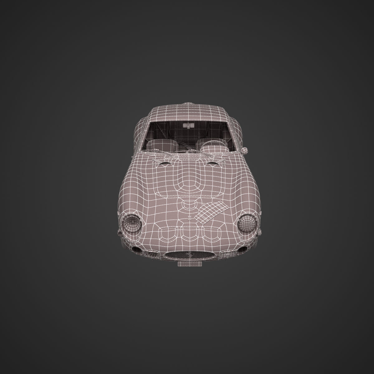 Ferrari 250 GTO - 4219GT - No Engine 3D model_70