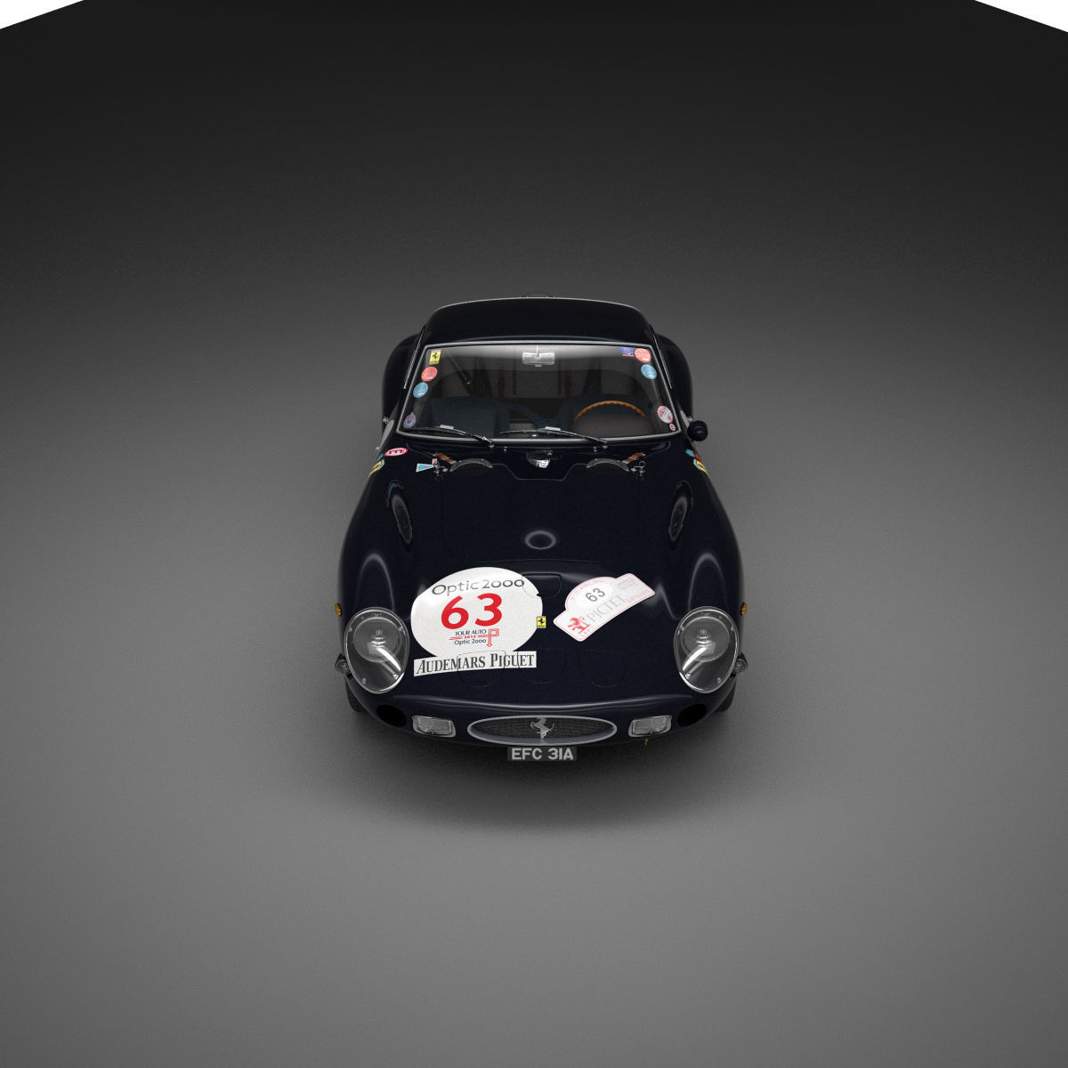 Ferrari 250 GTO - 4219GT - No Engine 3D model_66