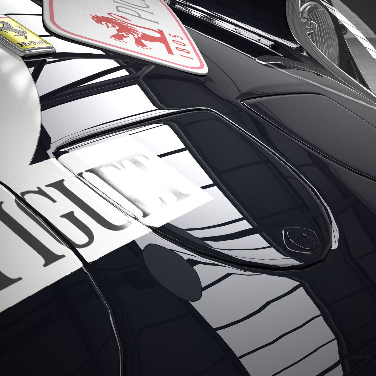 Ferrari 250 GTO - 4219GT - No Engine 3D model_16