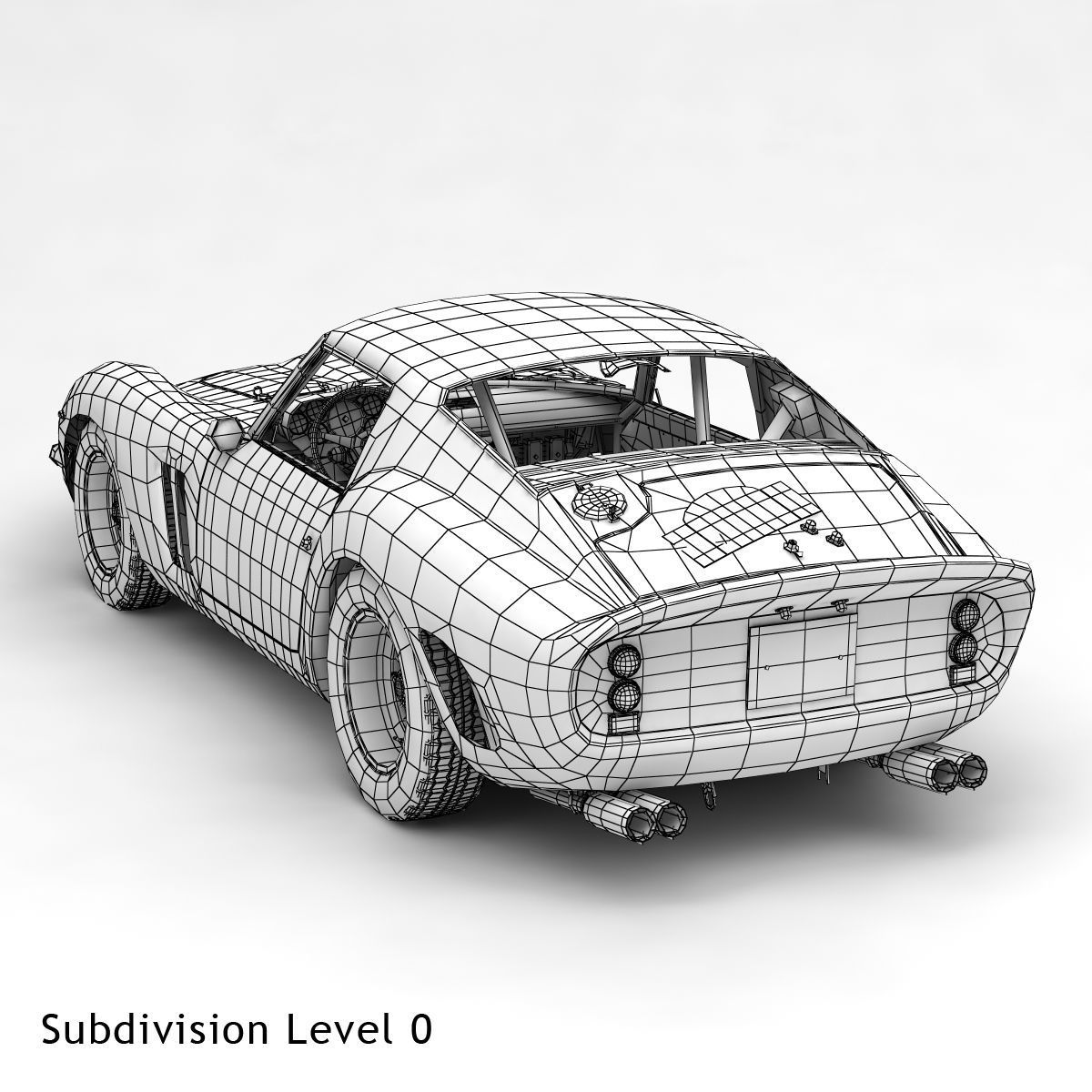 Ferrari 250 GTO - 4219GT - No Engine 3D model_61