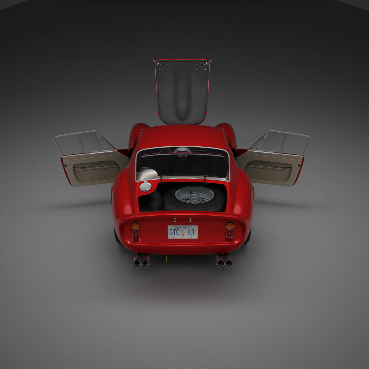 Ferrari 250 GTO - 5111GT - Complete 3D model_95