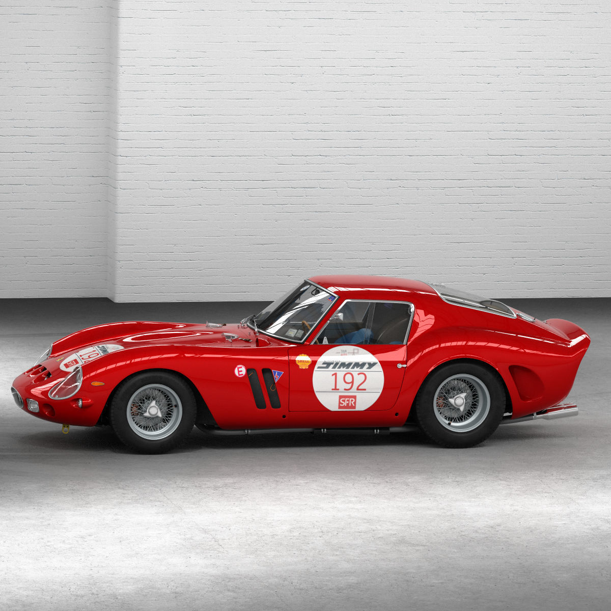 Ferrari 250 GTO - 5111GT - Complete 3D model_8
