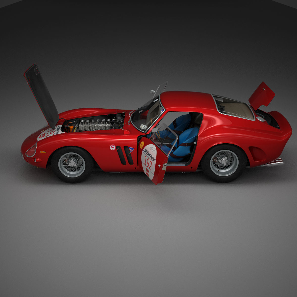 Ferrari 250 GTO - 5111GT - Complete 3D model_94