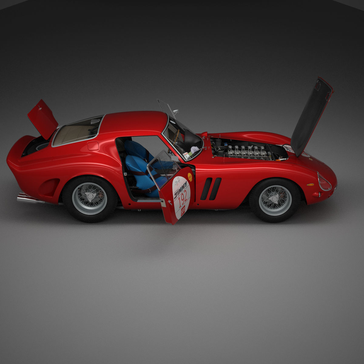 Ferrari 250 GTO - 5111GT - Complete 3D model_96