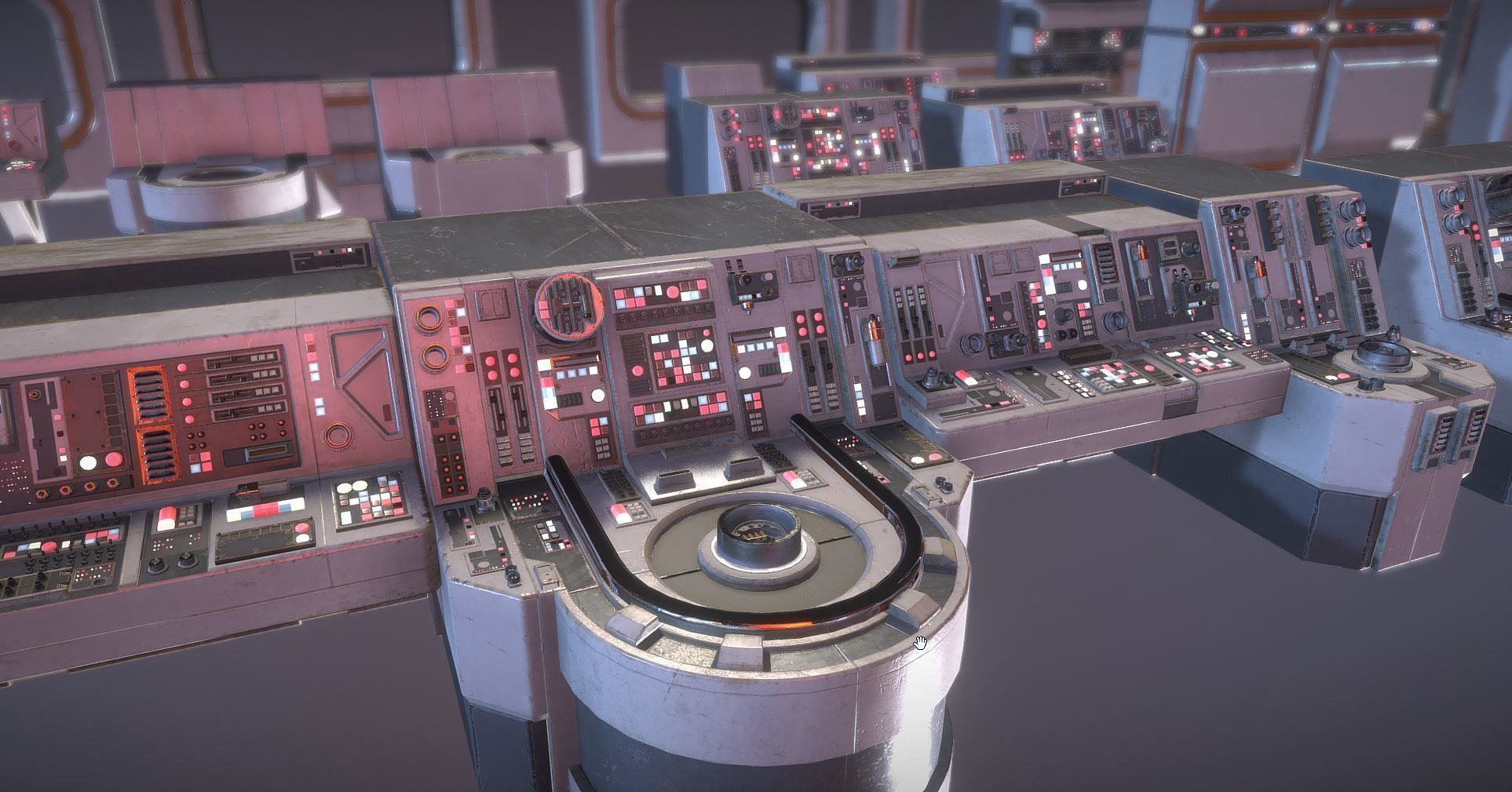 Sci Fi Parts Kit 1 Low-poly 3D model_5