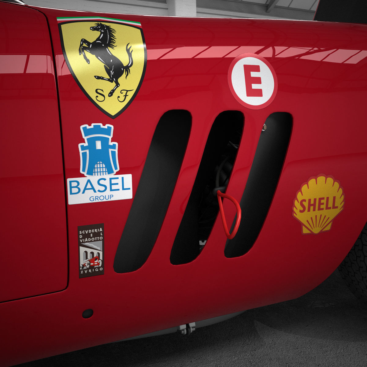 Ferrari 250 GTO - 330 GTO - 4561SA - No Engine 3D model_20