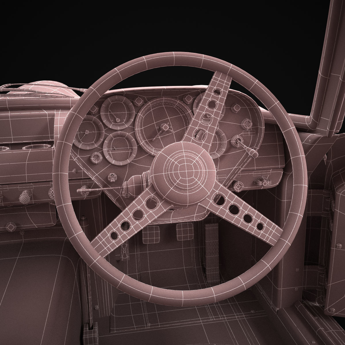 Ferrari 250 GTO - 330 GTO - 4561SA - No Engine 3D model_42