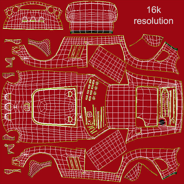 Ferrari 250 GTO - 330 GTO - 4561SA - No Engine 3D model_58