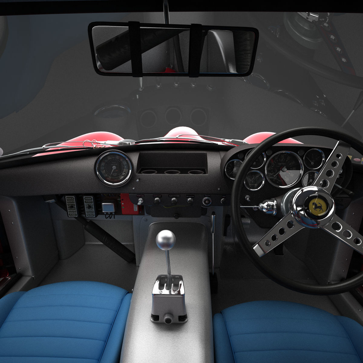 Ferrari 250 GTO - 330 GTO - 4561SA - No Engine 3D model_69