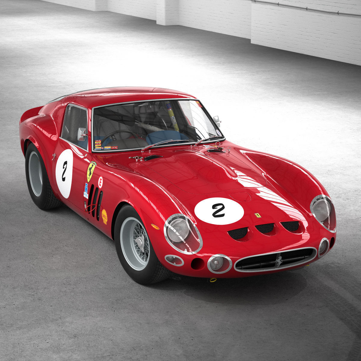 Ferrari 250 GTO - 330 GTO - 4561SA - No Engine 3D model_3