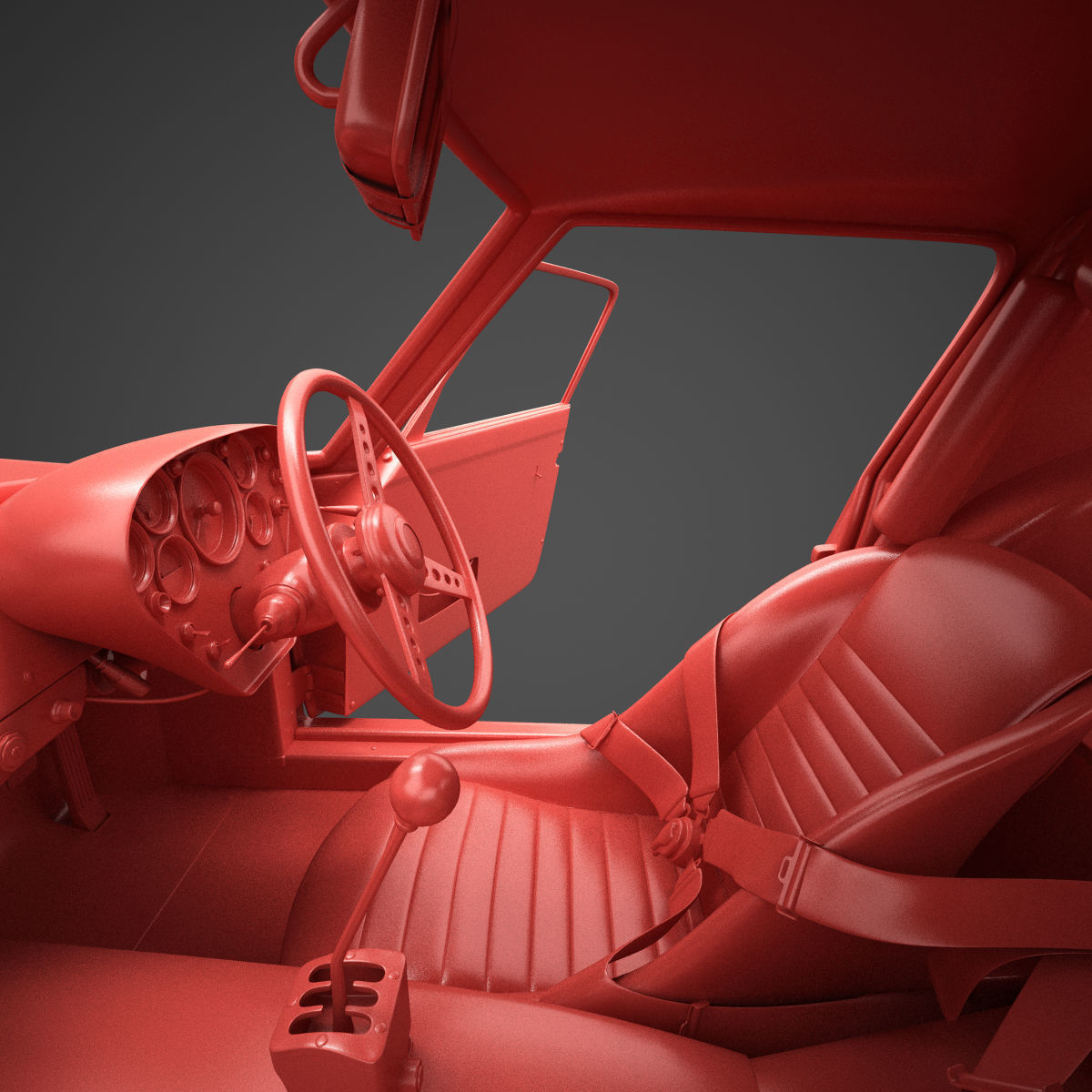 Ferrari 250 GTO - 330 GTO - 4561SA - No Engine 3D model_74