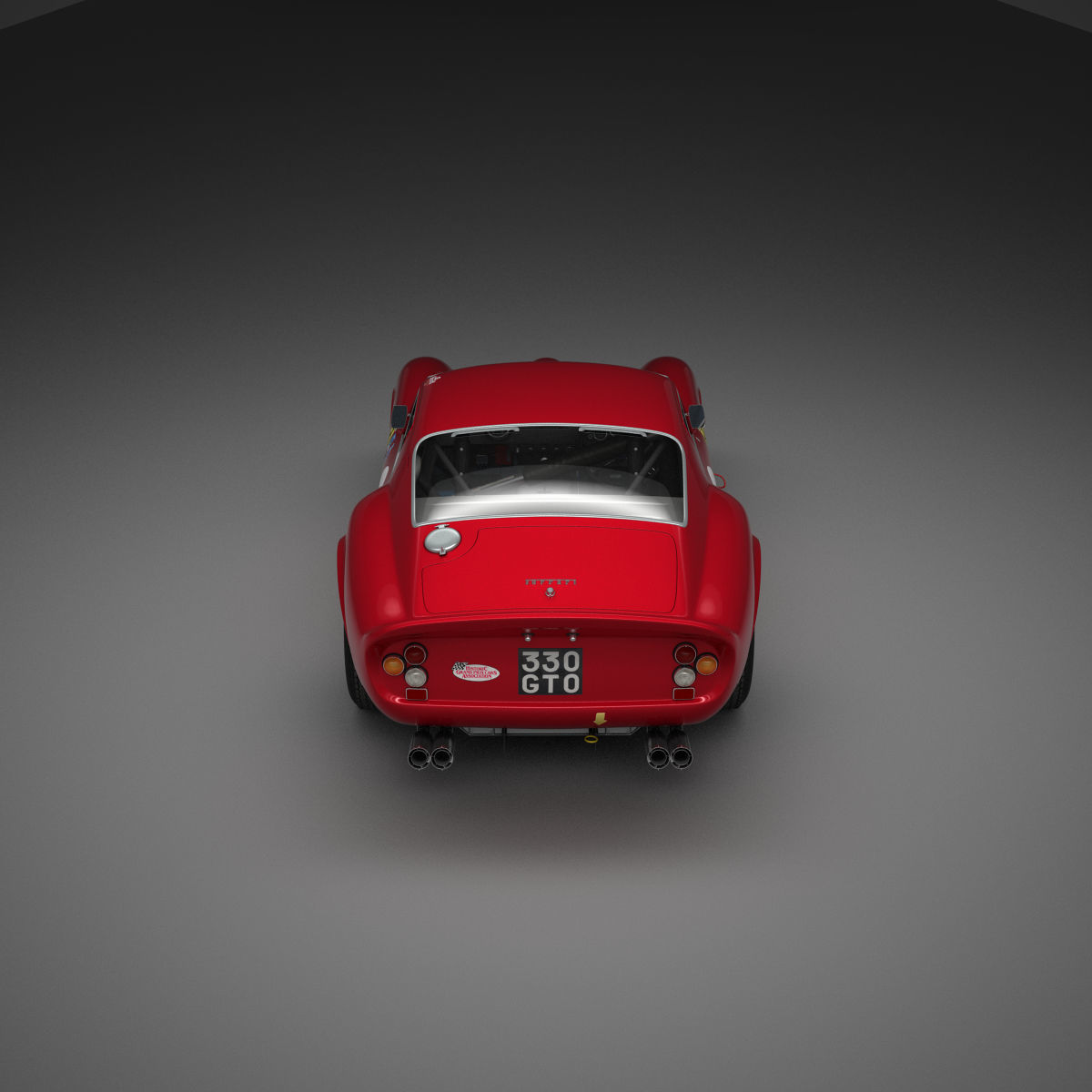 Ferrari 250 GTO - 330 GTO - 4561SA - No Engine 3D model_63