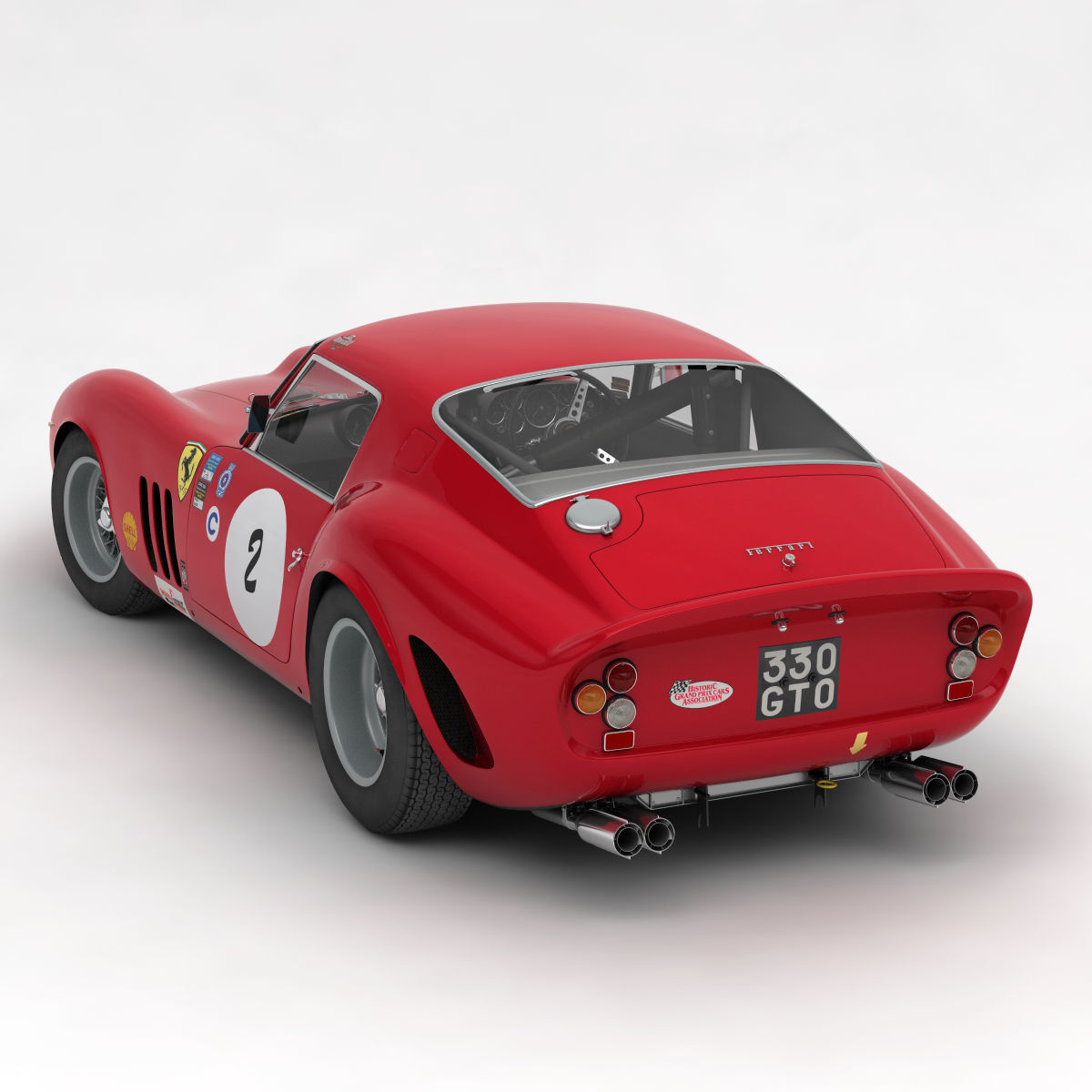 Ferrari 250 GTO - 330 GTO - 4561SA - No Engine 3D model_53